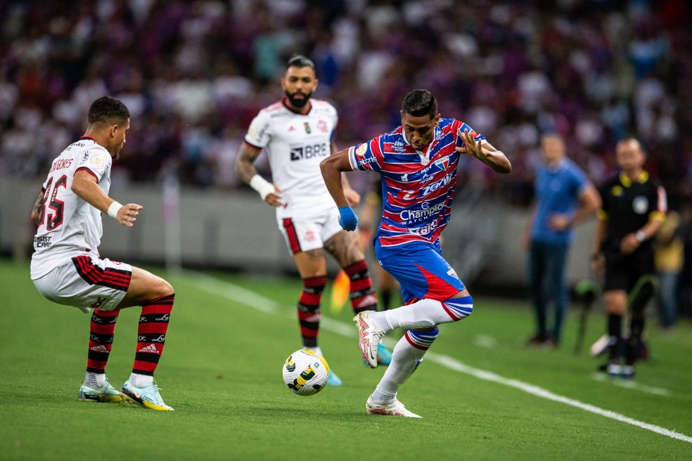 Fortaleza x Flamengo, Pedro Rocha &mdash; Foto: Thiago Gadelha/SVM