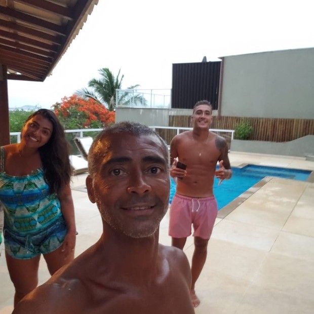 Romário, Monica e Romarinho (Foto: Reprodução/Instagram)