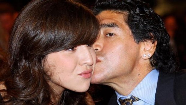 BBC Maradona e a filha Gianinna (Foto: Getty Images via BBC)