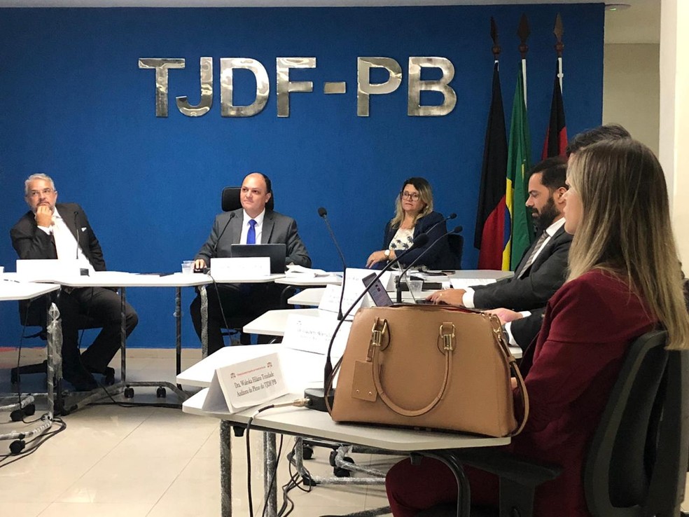 Sessões que antes eram na sede do TJDF-PB, agora são realizadas de forma remota — Foto: Raniery Soares / Jornal da Paraíba