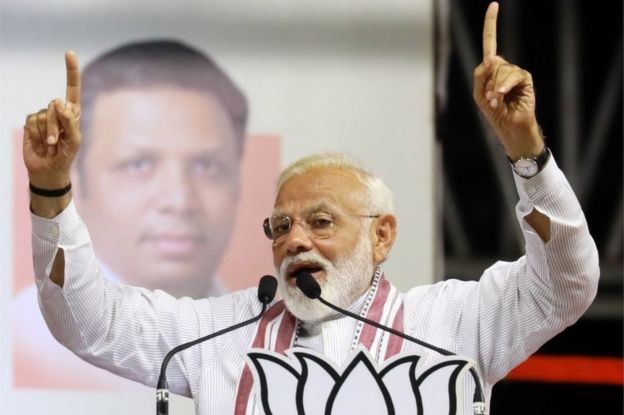 bbc: Líder indiano, Modi é o político mais popular de seu país desde Indira Gandhi (Foto: EPA via BBC)