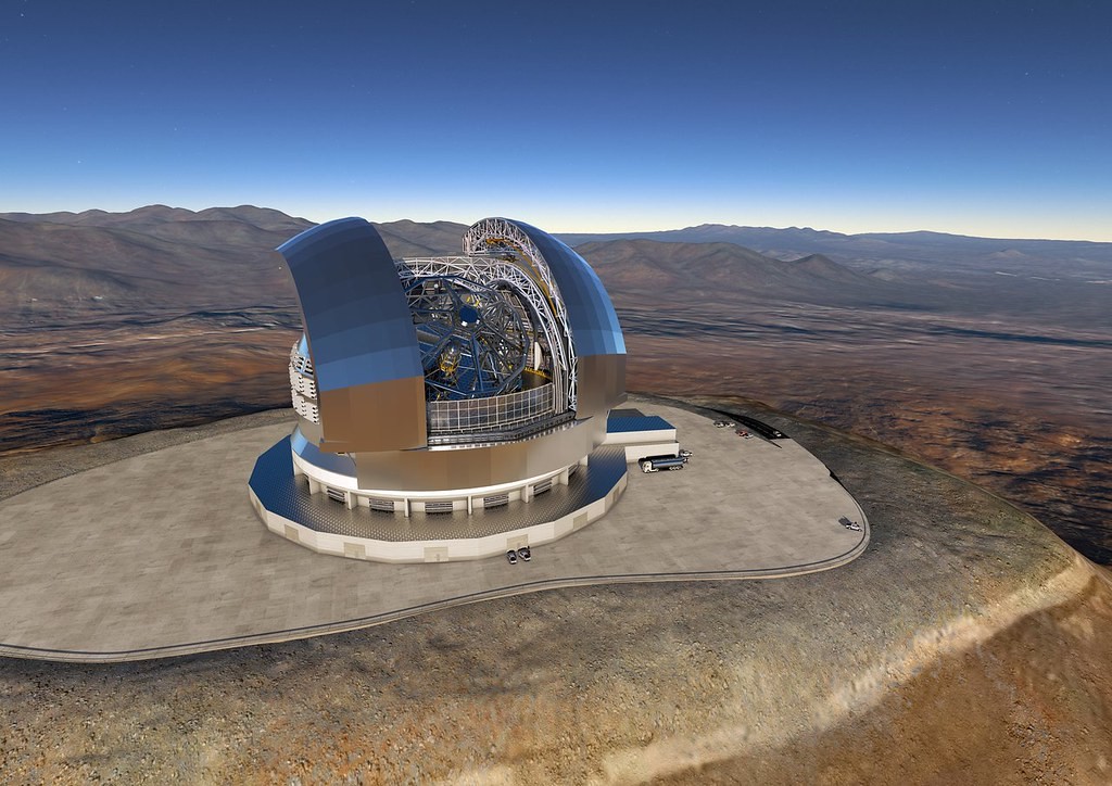  O ELT (Extremely Large Telescope), o maior telescópio do mundo, começará a ser testado em 2025 (Foto: Flickr/Creative Commons)