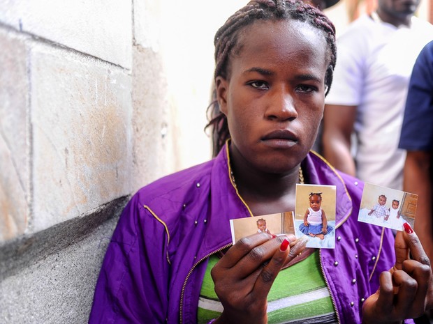 Haitianos vindos do Acre são acolhidos na Paroquia Nossa Senhora da Paz, em São Paulo (Foto: Flavio Moraes/G1)