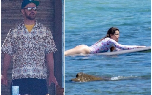 Jessica Biel surfa no México sob olhares de Justin Timberlake