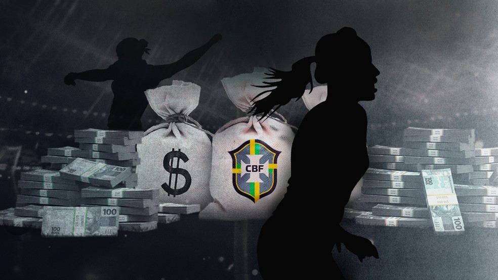CBF destinou dinheiro para os clubes da Série A1 e A2 do Brasileirão Feminino — Foto: GloboEsporte.com