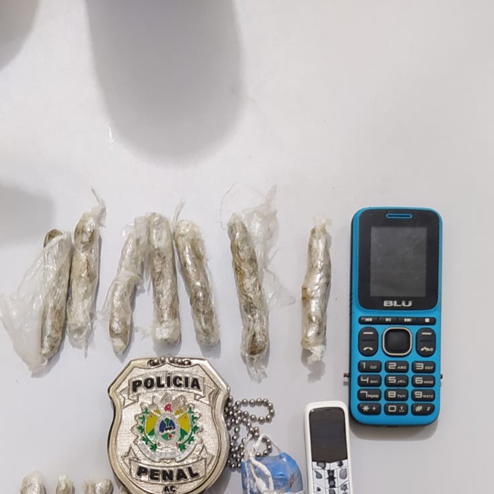 Drogas também foram apreendias em presídio no interior do Acre  — Foto: Arquivo pessoal 