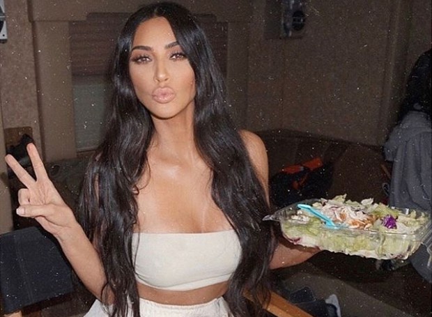 Kim Kardashian volta à dieta após as festas do final do ano (Foto: Instagram/ Reprodução)