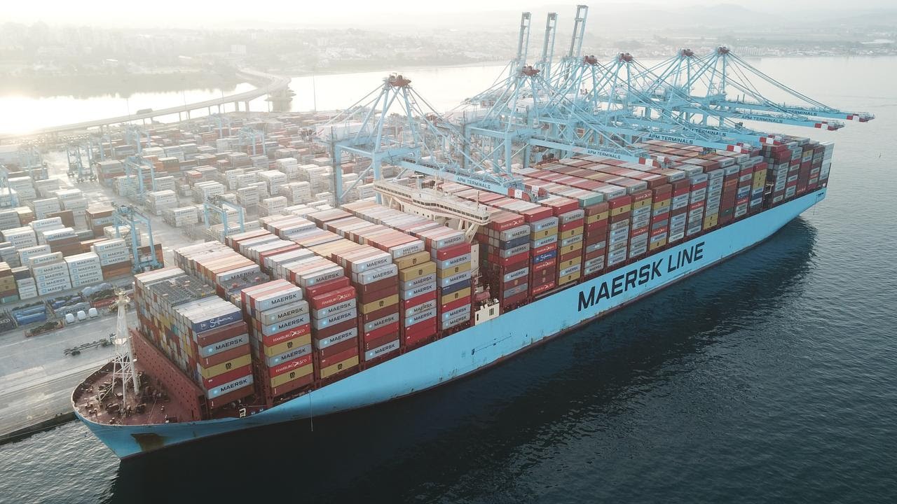 Nova meta inclui uma redução de 50% nas emissões por contêiner transportado na frota da Maersk (Foto: Divulgação)