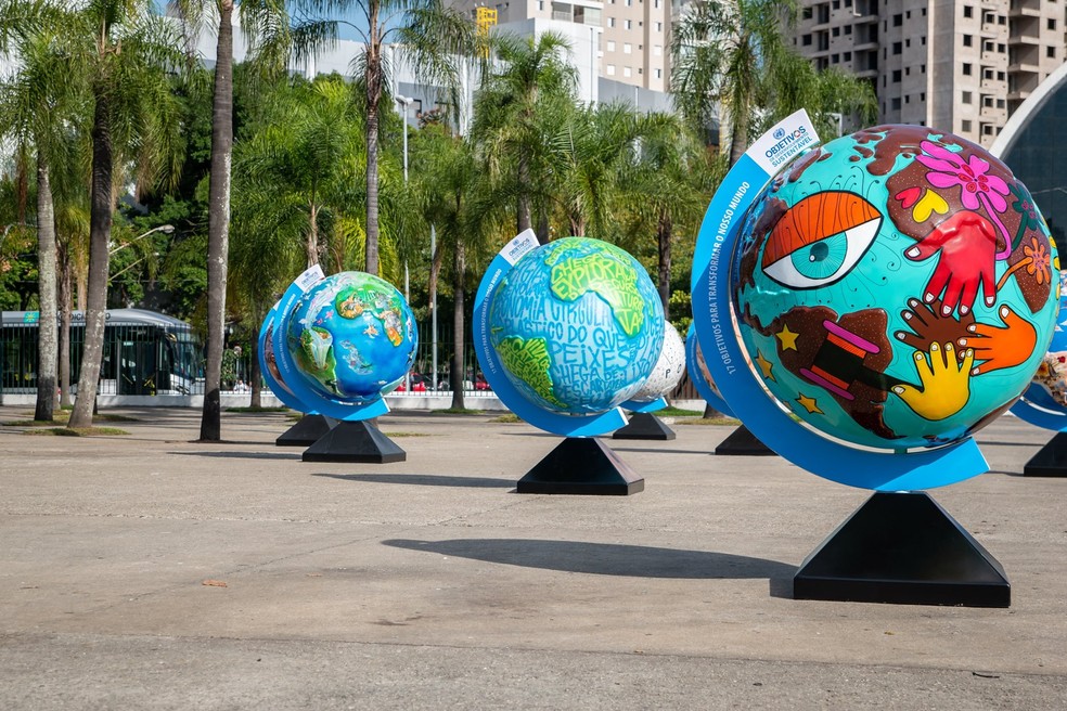 Exposição '17 ODS para um Mundo Melhor' — Foto: Facebook/Reprodução