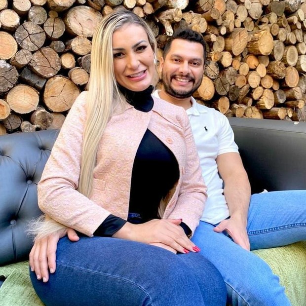Andressa Urach e o marido (Foto: Reprodução do Instagram)