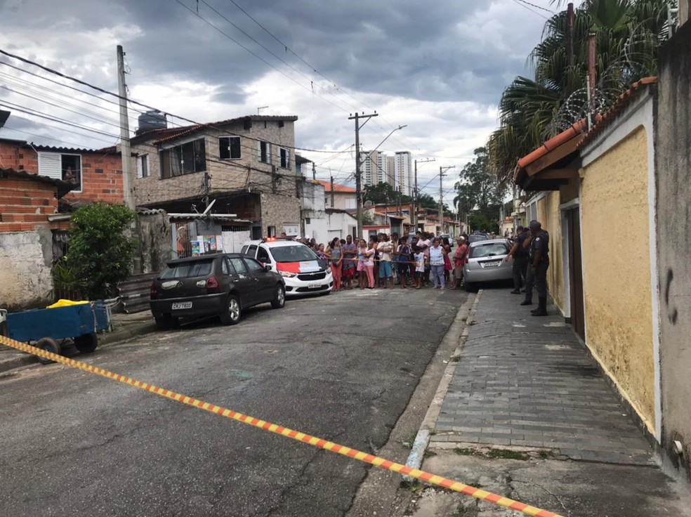 'Pedrinho Matador' foi morto a tiros na manhã deste domingo (5), em Mogi das Cruzes — Foto: Basílio Magno/TV Diário