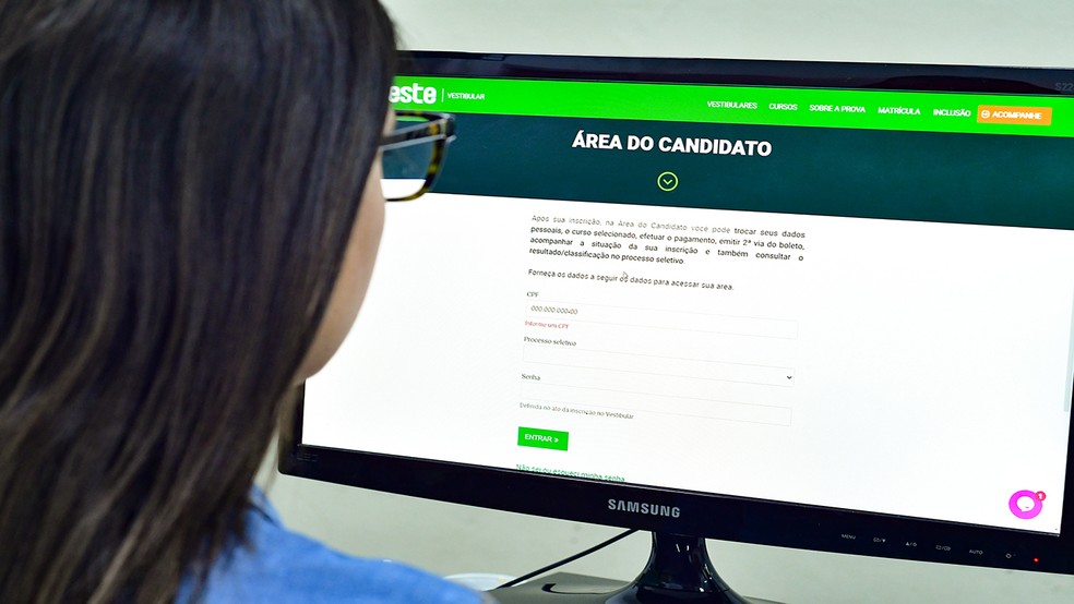 Primeiro Vestibular Digital para cursos presenciais da Unoeste ocorreu no dia 7/06 e candidatos elogiaram formato; a nova data será em 5/07 — Foto: João Paulo Barbosa