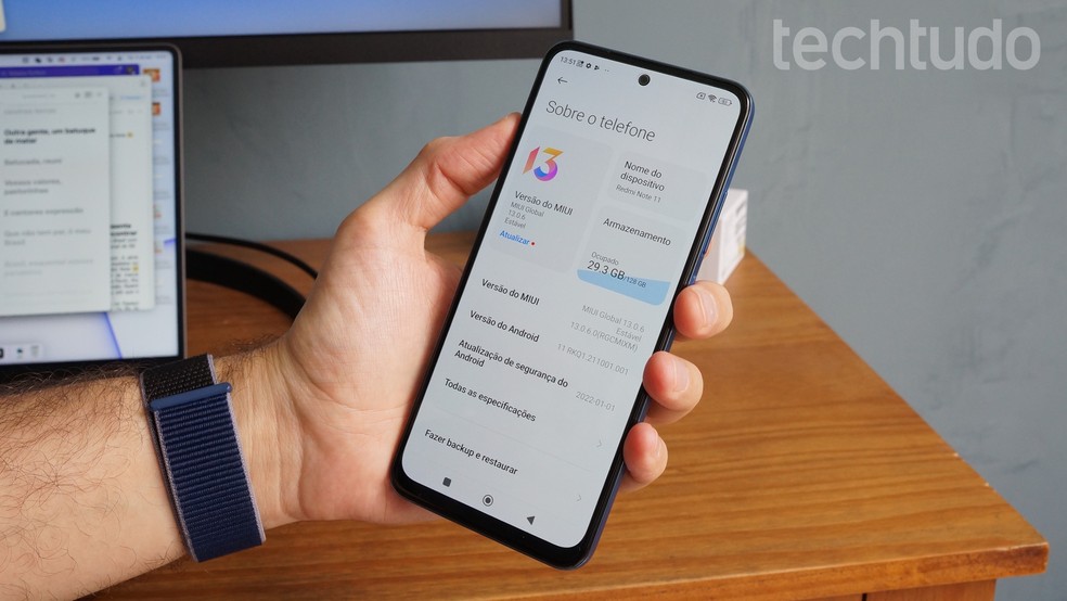 Redmi Note 11 é um dos mais recentes lançamentos da Xiaomi no Brasil — Foto: Thássius Veloso/TechTudo