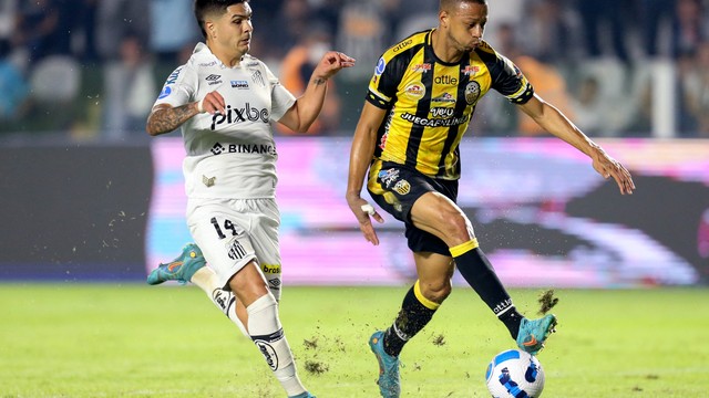 Rodrigo Fernández em Santos x Táchira