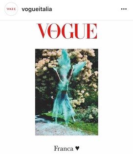 A homenagem da Vogue italiana   