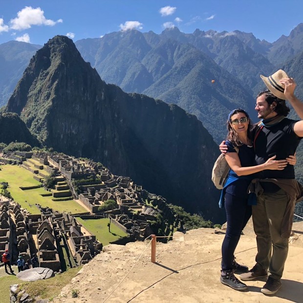 Fátima Bernardes e Túlio Gadêlha no Peru (Foto: Reprodução/Instagram)