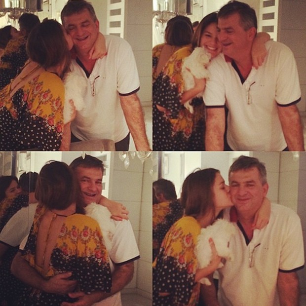 Bruna Marquezine e o pai, Telmo (Foto: Reprodução/Instagram)