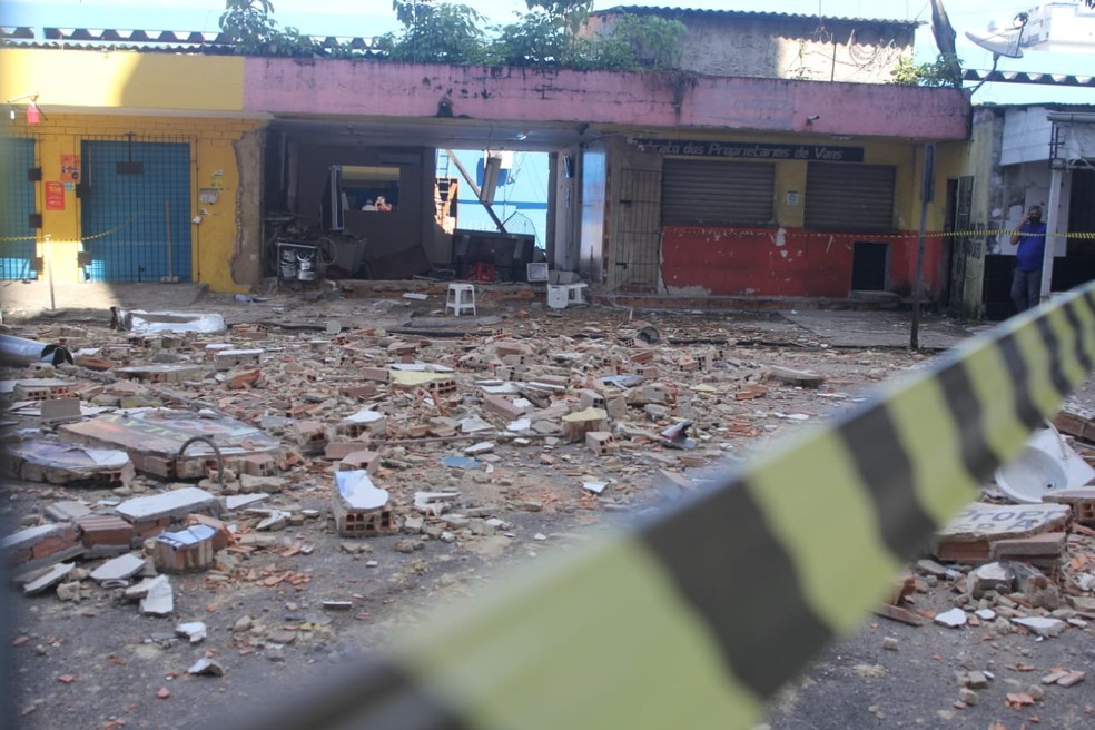Restaurante ficou destruído — Foto: Ivan Duarte/OLiberal.com