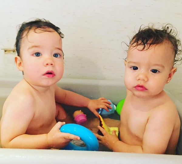 Luana Piovani mostra momento do banho dos filhos gêmeos (Foto: Reprodução / Instagram)