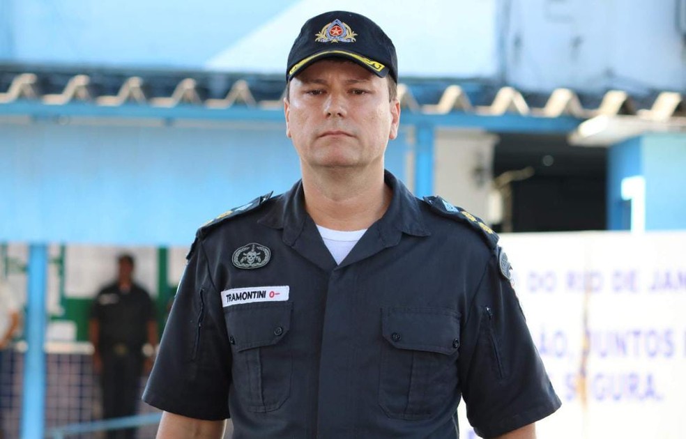 Gilmar Tramontini da Silva, tenente-coronel, que em 2021 era comandante do 7º BPM (São Gonçalo) — Foto: Divulgação 