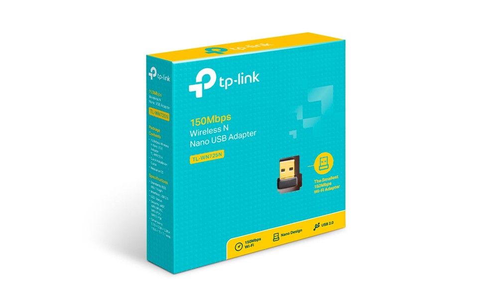 Adaptador é tipo USB e oferece suporte a Wi-Fi 4 para velocidades de 150 Mb/s — Foto: Divulgação/TP-Link