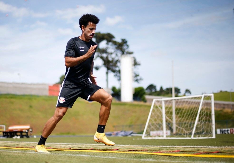 Lucas Evangelista participou de quatro dos últimos dez gols marcados pelo Bragantino fora de casa — Foto: Ari Ferreira/Red Bull Bragantino