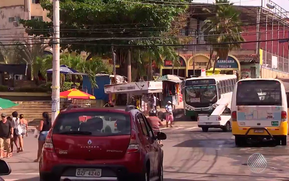Bairro de Itinga, centro de disputa entre Salvador e Lauro de Freitas. (Foto: ReproduÃ§Ã£o/TV Bahia)