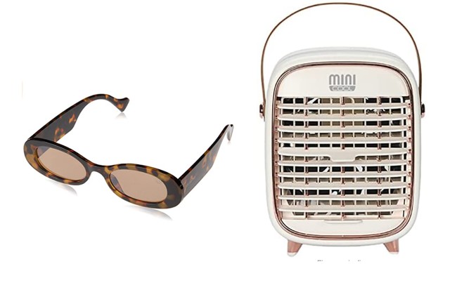 Óculos de Sol e climatizador (Foto: Reprodução )