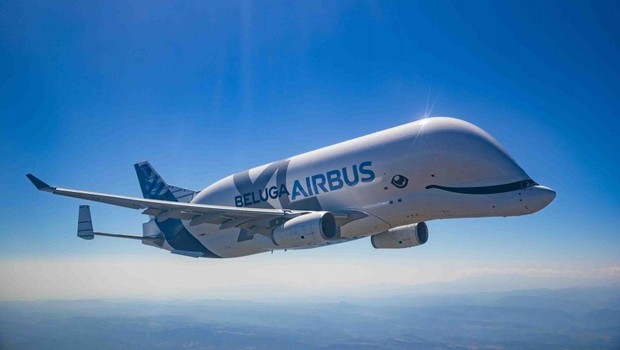 BelugaXL, "avião-baleia", nova aeronave da Airbus (Foto: Divulgação )