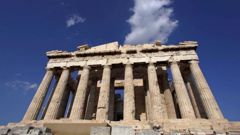 Os frisos foram retirados do Partenon, em Atenas, no início do século 19 — Foto: Getty Images via BBC