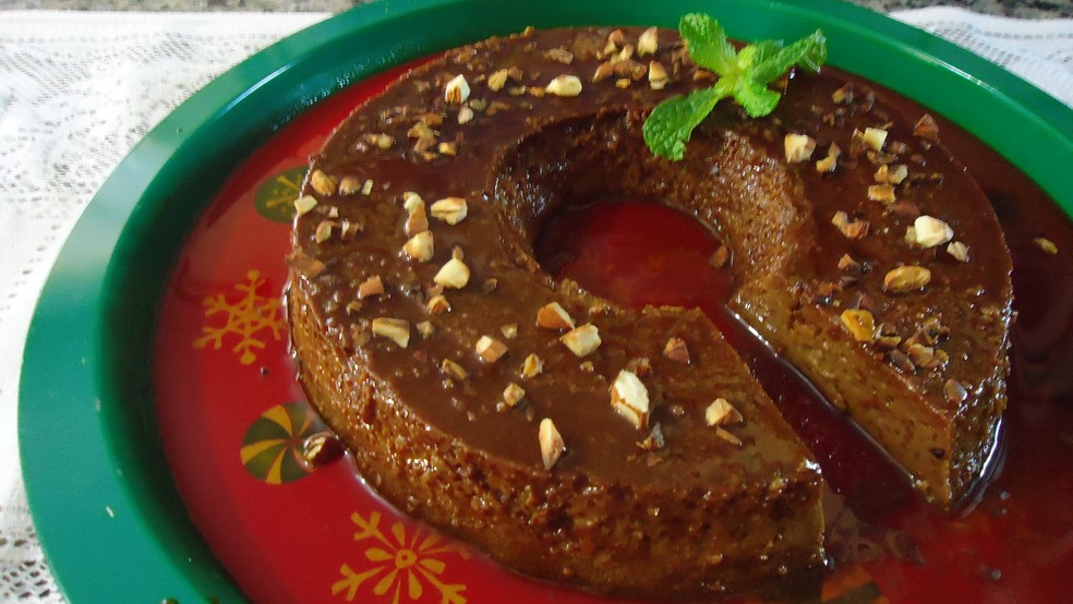 Pudim de chocolate e leite de amêndoas | Receitas