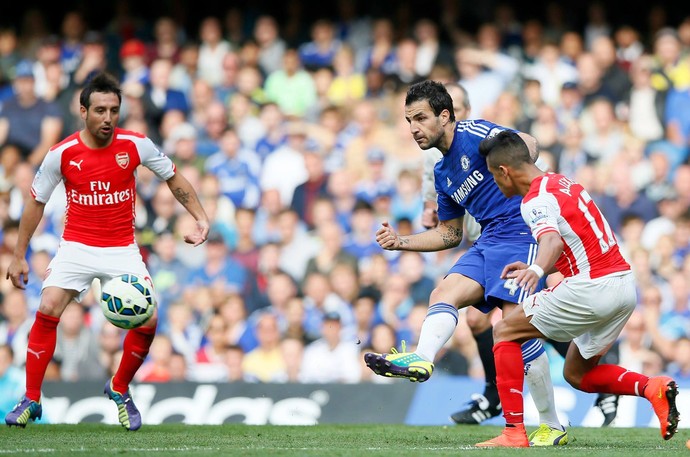 Fàbregas Chelsea Arsenal (Foto: Reprodução / Facebook) Fàbregas Chelsea Arsenal (Foto: Reprodução / Facebook)