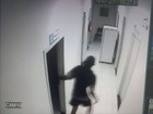 Vídeo mostra jovem furtando televisor de posto de saúde em Rio Branco