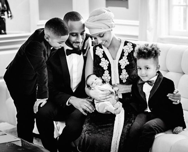 A família da cantora Alicia Keys (Foto: Instagram)