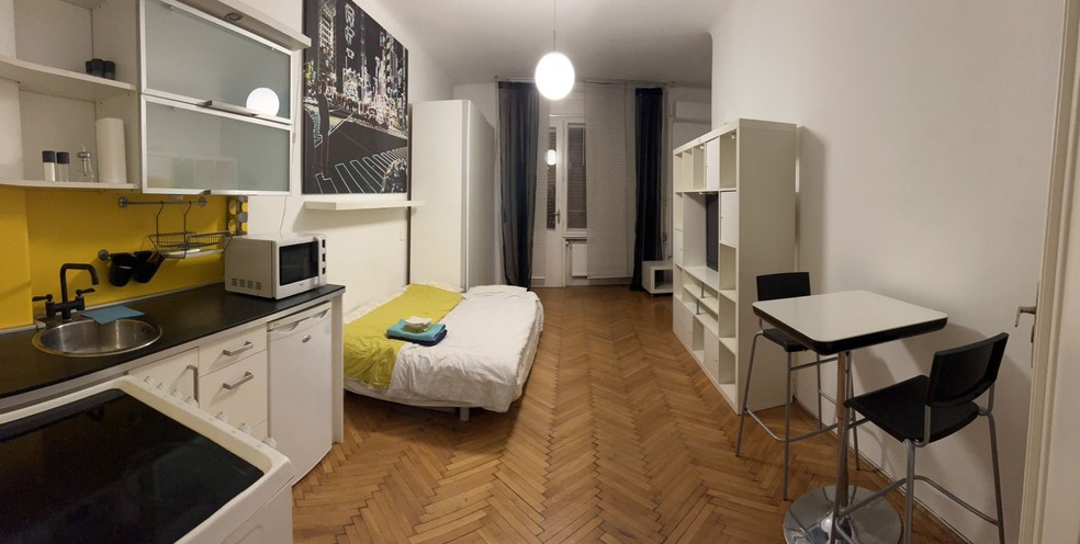 Apartamento onde brasileira recebe família de refugiados da Ucrânia — Foto: Arquivo pessoal