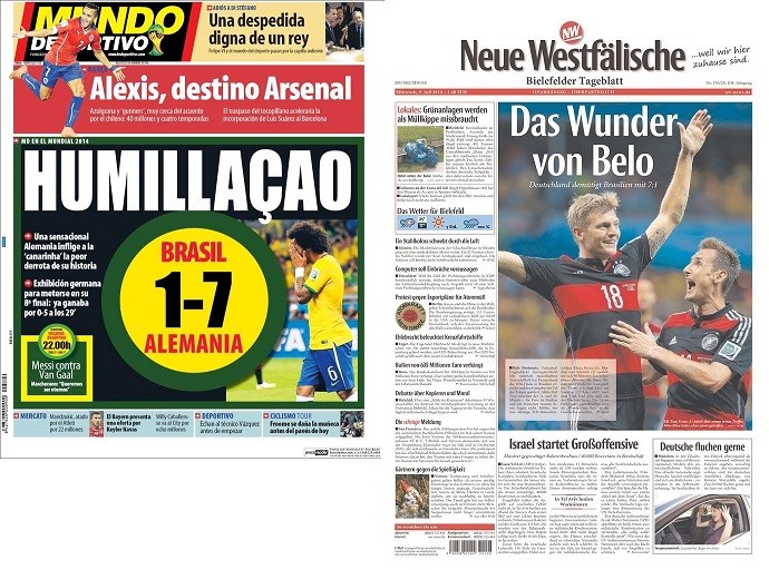 Zeitungen 7 zu 1 - Mundo Deportivo Neue