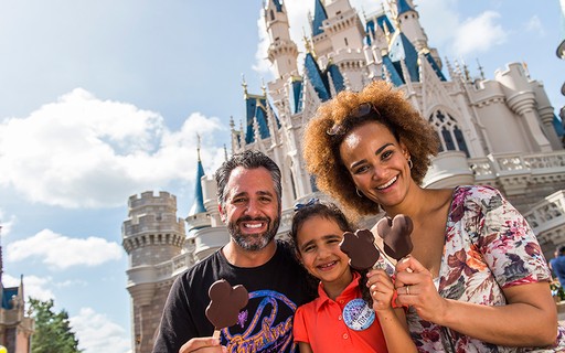 Luciana Mello mostra álbum de viagem para Disney com a família