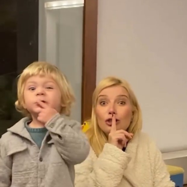Luiza Possi diverte seguidores com vídeo engraçado do filho Lucca (Foto: Reprodução/Instagram)