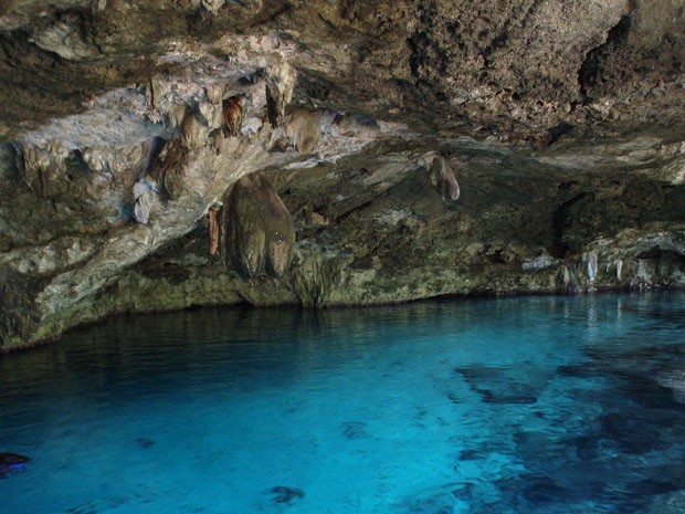 Maior caverna submersa do mundo é descoberta no México (Foto: Reprodução)