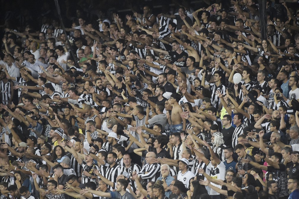 Presença da torcida no Nilton Santos é aposta do Botafogo para crescimento na reta final — Foto: André Durão/GloboEsporte.com