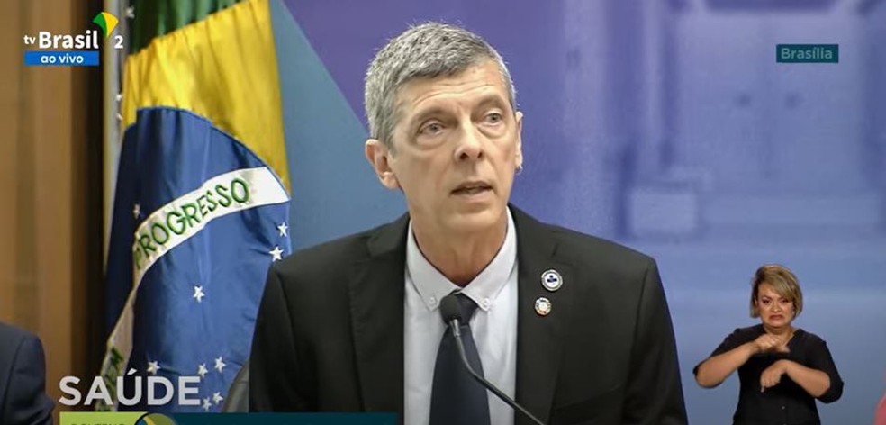 Draurio Barreira, diretor do Departamento de Vigilância de IST/Aids e Hepatites Virais do Ministério da Saúde — Foto: Reprodução/Youtube