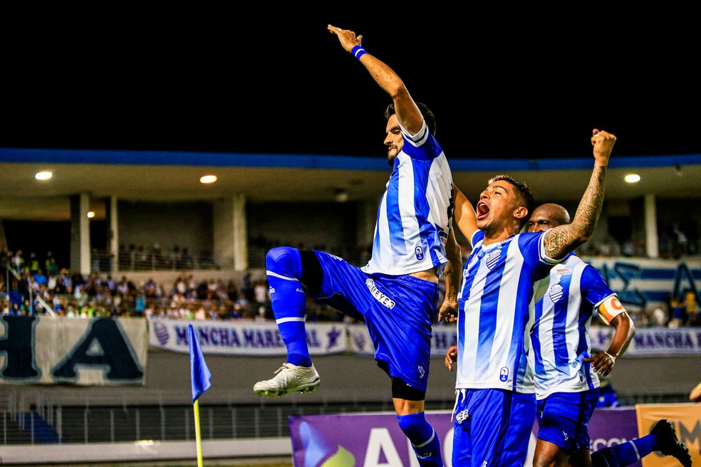 Pimpão marcou dois gols e deu uma assistência — Foto: Ailton Cruz/Gazeta de Alagoas