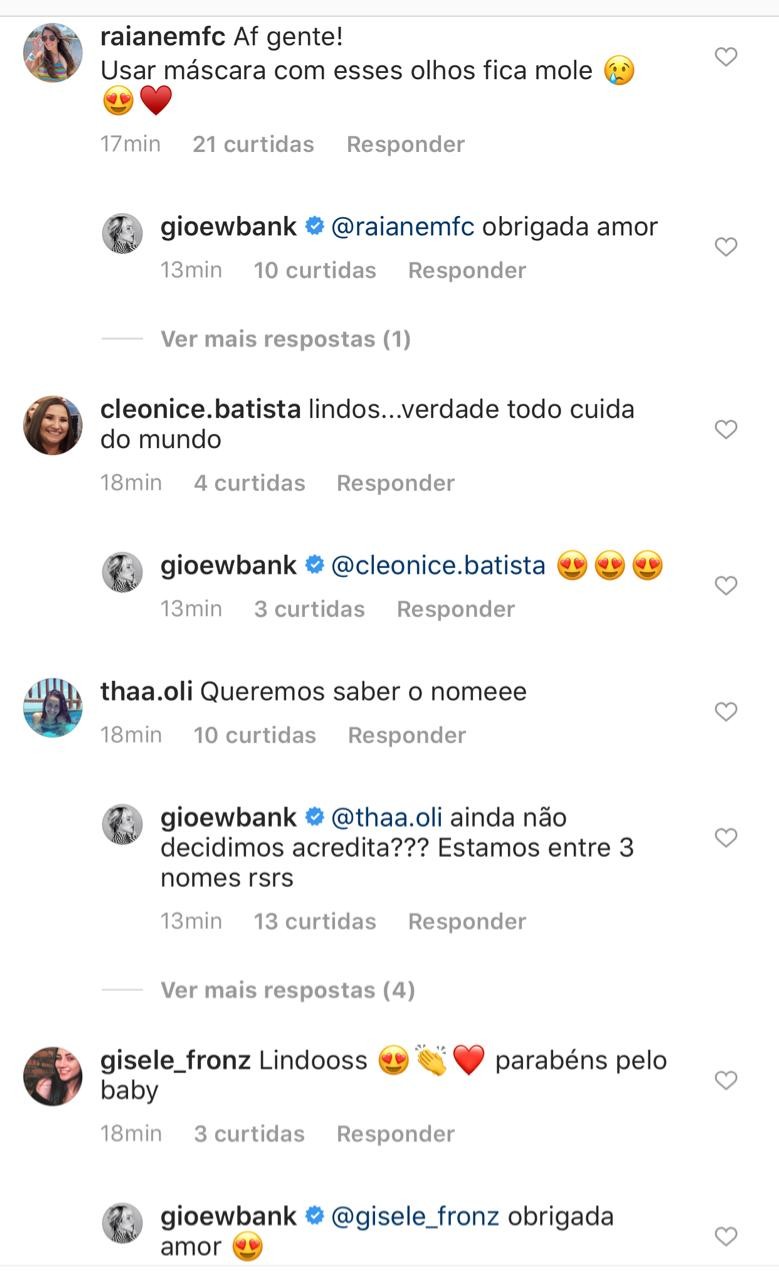 Giovanna Ewbank responde comentarios sobre a gravidez (Foto: Reprodução/Instagram)