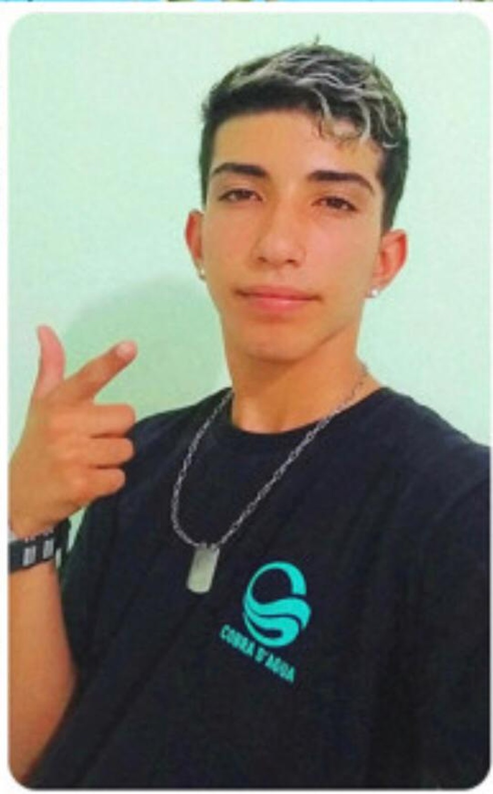 Renan Kalel Vilasboas Andrade, de 17 anos, saiu de casa e foi encontrado morto em Cáceres (MT) — Foto: Reprodução