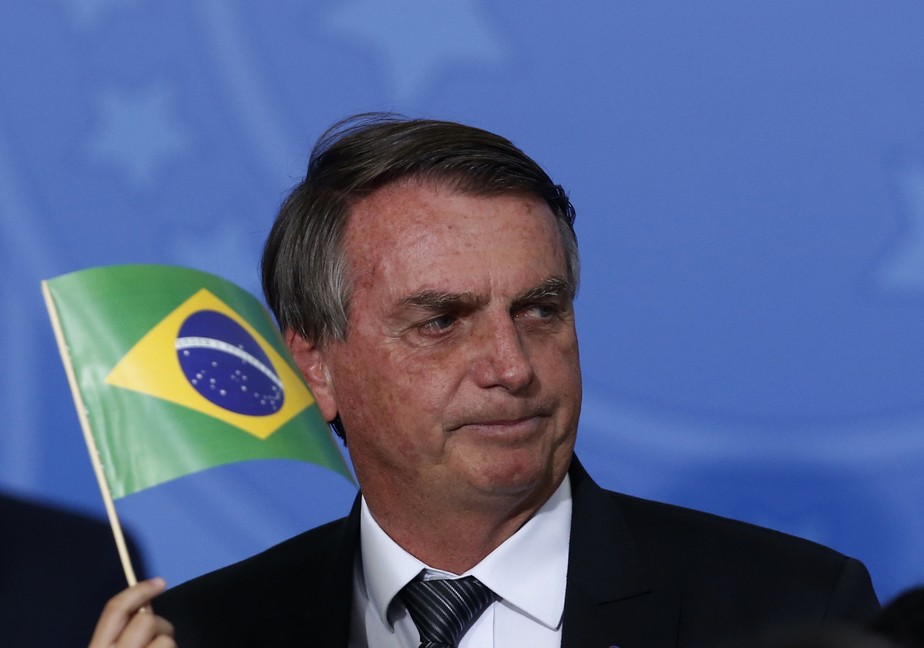 O presidente Jair Bolsonaro, que concorre à reeleição