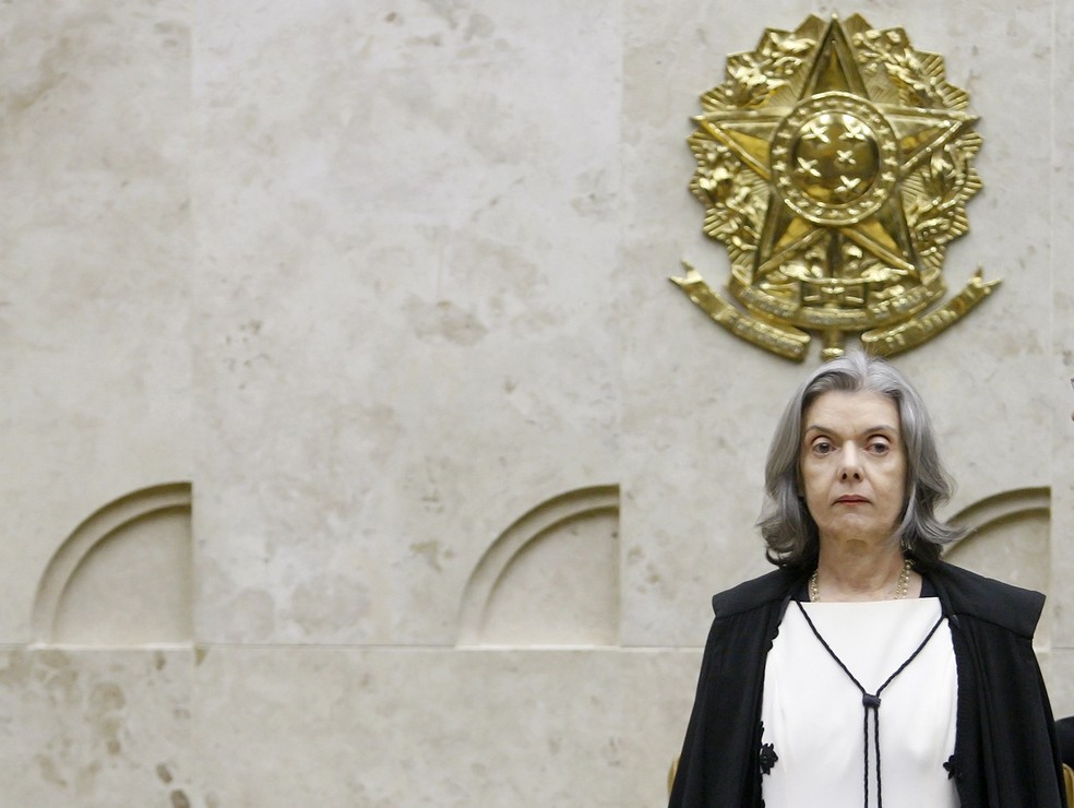 A presidente do STF, ministra CÃ¡rmen LÃºcia, durante sessÃ£o do tribunal em abril deste ano. (Foto: Felipe Sampaio/SCO/STF)
