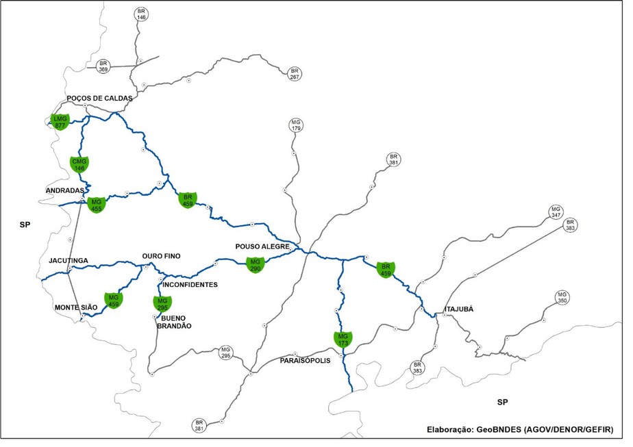 Lote Sul de estradas em Minas foi concedido ao Consórcio Infraestrutura MG