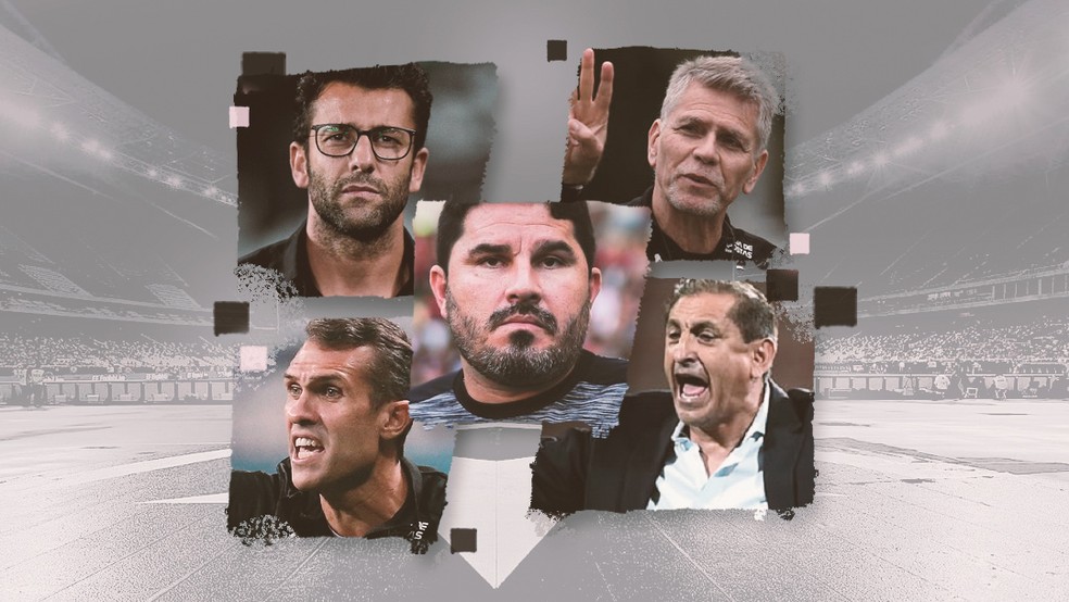 Botafogo teve cinco t�cnicos em 2020, sendo quatro no Brasileir�o � Foto: Infoesporte