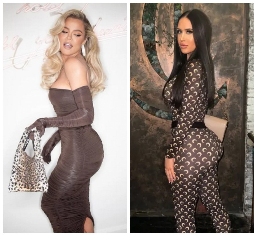 A socialite Khloé Kardashian e a modelo fitness Maralee Nichols (Foto: Instagram)