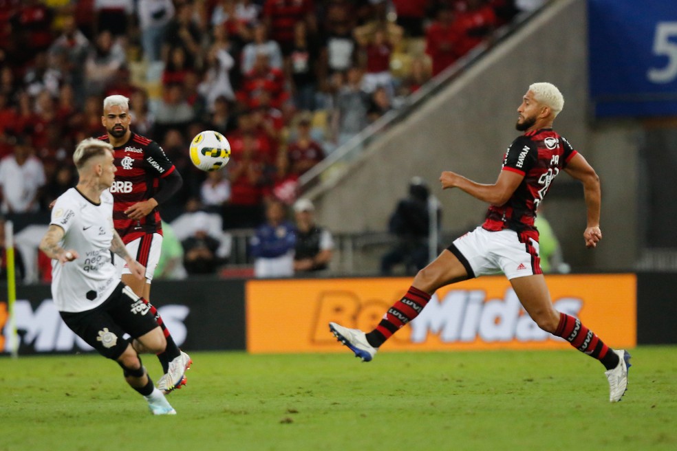 Pablo e Fabr&iacute;cio Bruno perderam juntos pela primeira vez com a camisa do Flamengo &mdash; Foto: Gilvan de Souza/Flamengo